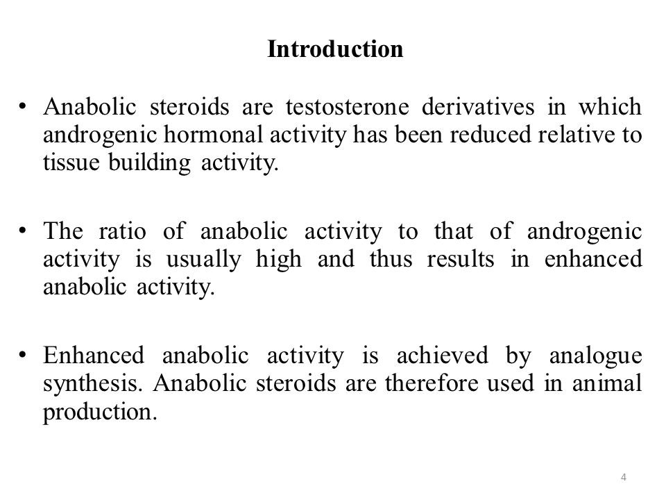 Anabolic Steroids Definition In Pharmacology