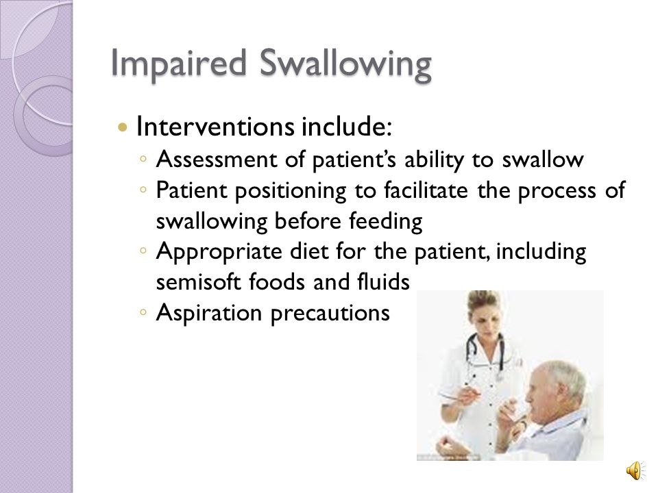 Impaired Swallowing Nursing Diagnosis and Nursing Care Plan
