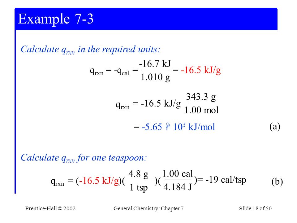 Prentice Hall C 2002general Chemistry Chapter 7slide 1 Of 50 Chapter 7 Thermochemistry Philip Dutton University Of Windsor Canada Prentice Hall C Ppt Download