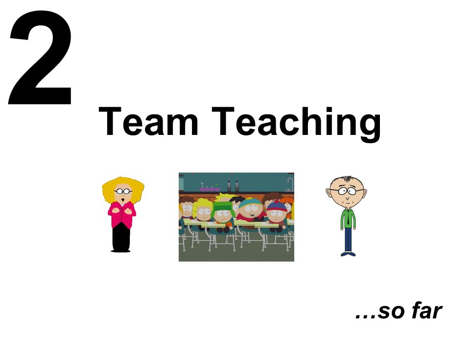 Team Teaching …so far 2