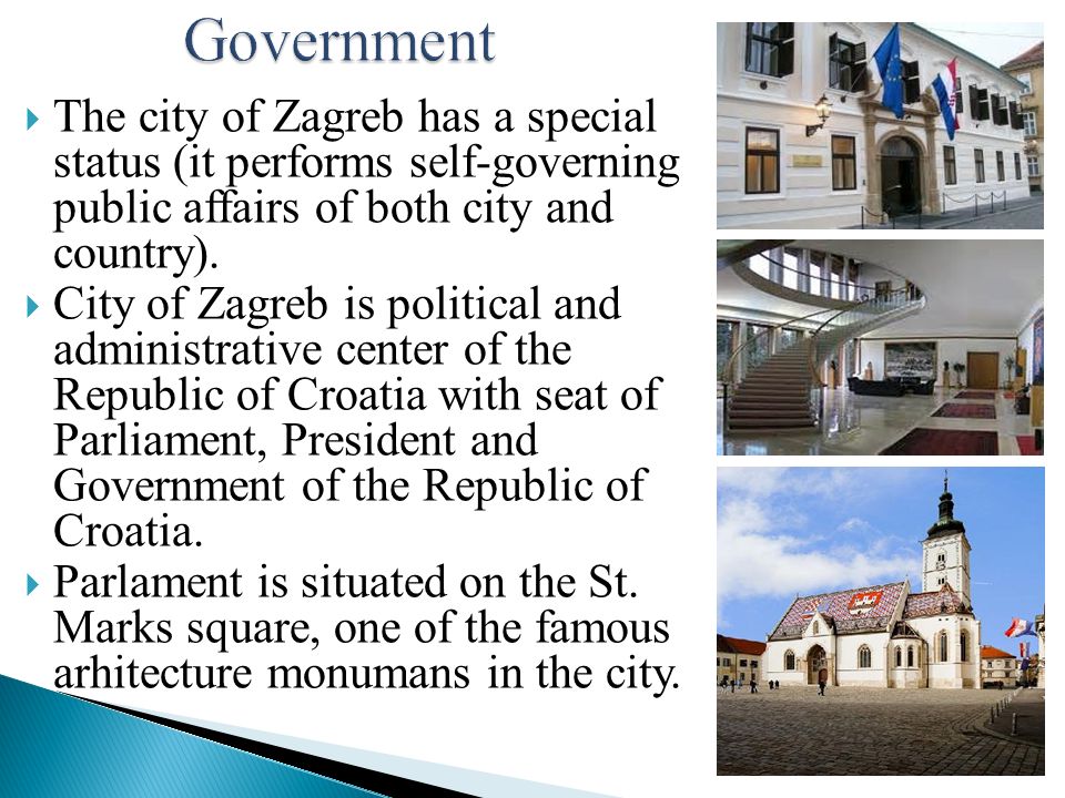 Zagreb is the capital and the largest city of the RC.  It is located in  the northwest of the country, along the Sava river, at the southern slopes.  - ppt download