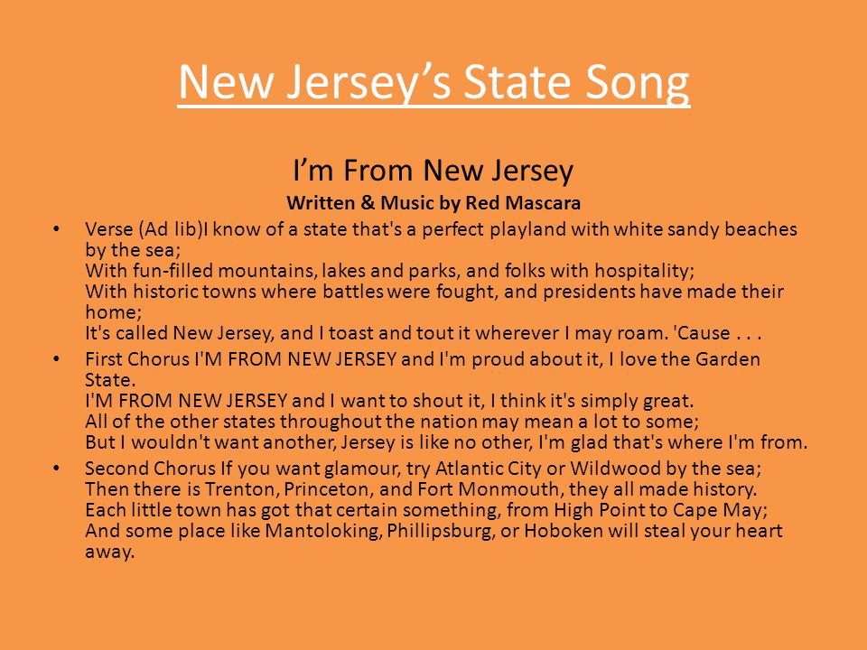 Do you know what state they call the Garden State, even though it is famous  for its shore? - ppt download