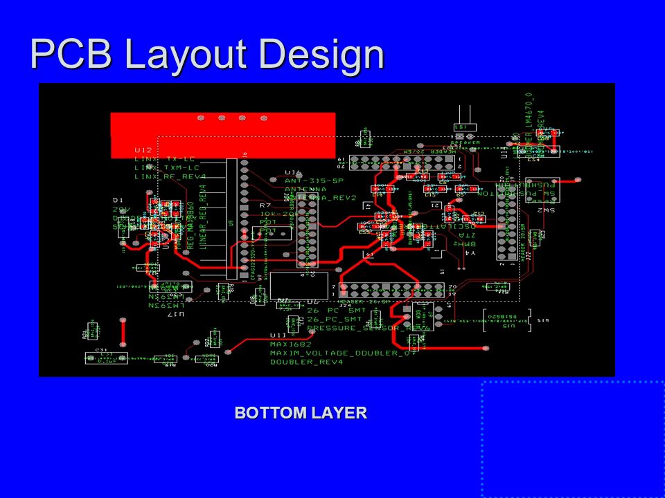BOTTOM LAYER PCB Layout Design