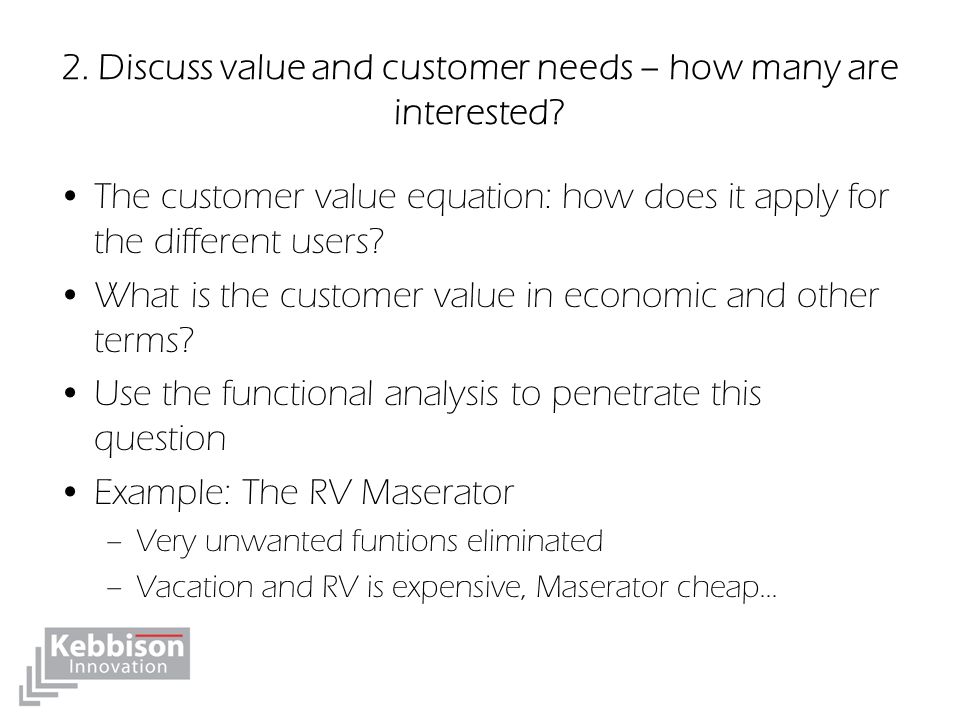 customer value equation