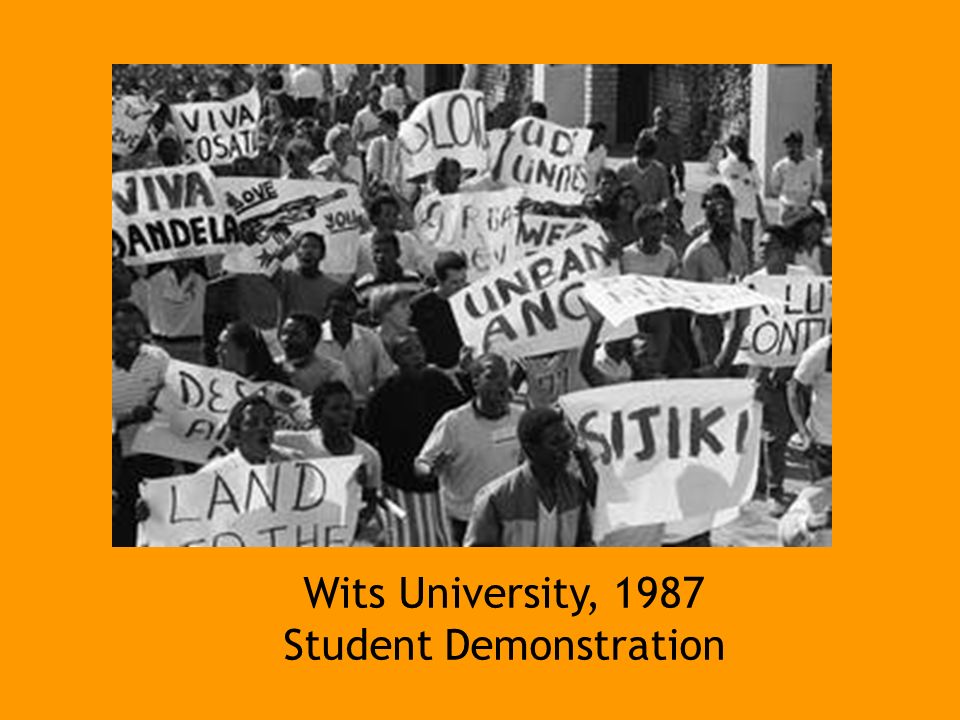 Wits University, 1987 Student Demonstration