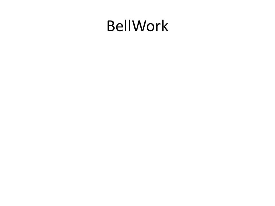 BellWork