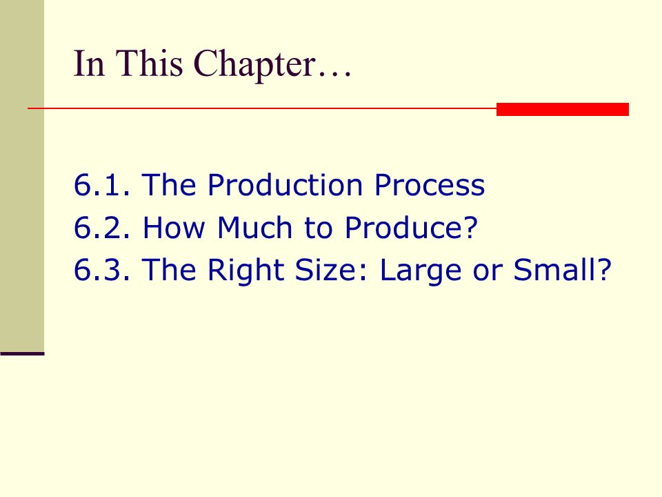 Solved CHAPTER 6 PRODUCTION AND COSTS (9 points) 1. The