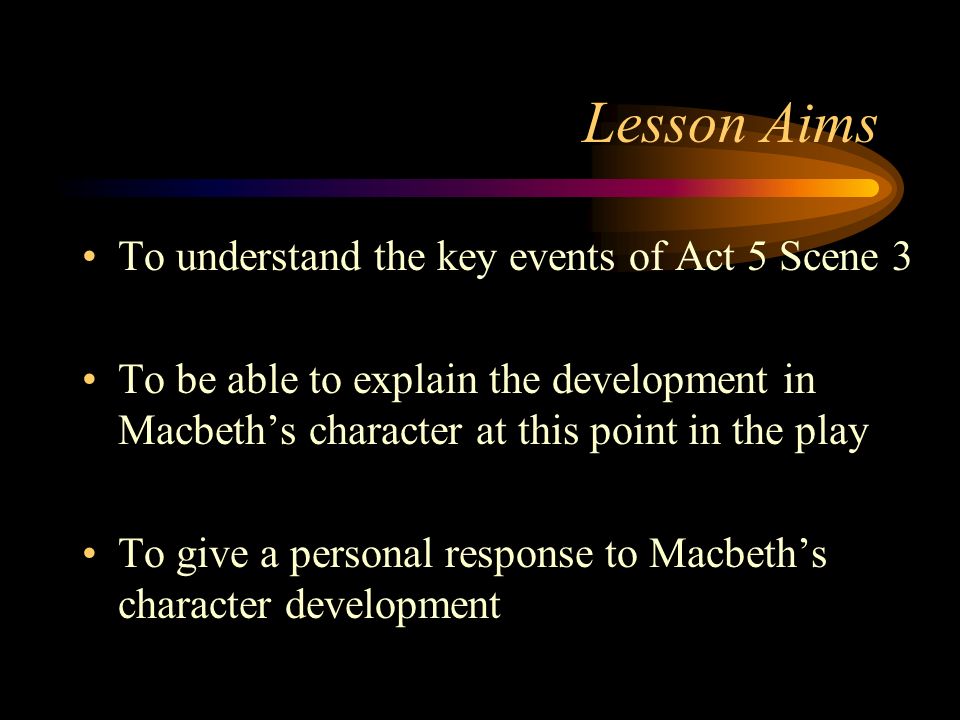 macbeth character development
