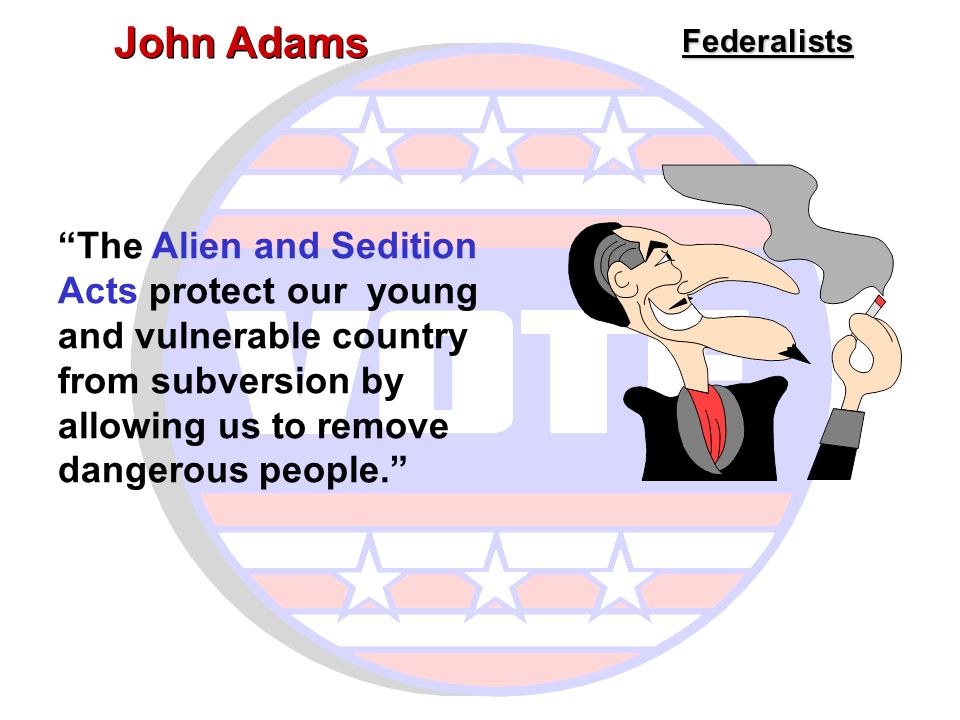 Read the Expert Information on Subversion and the Alien and Sedition Acts and answer the guided reading questions.