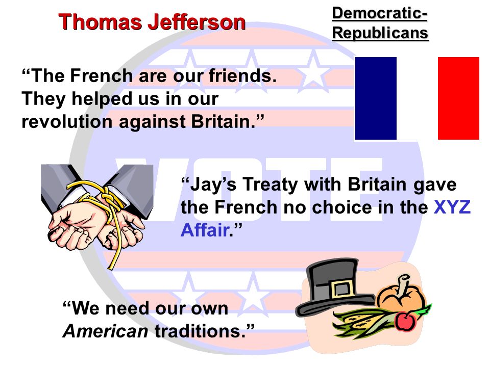 John Adams The British are our friends.