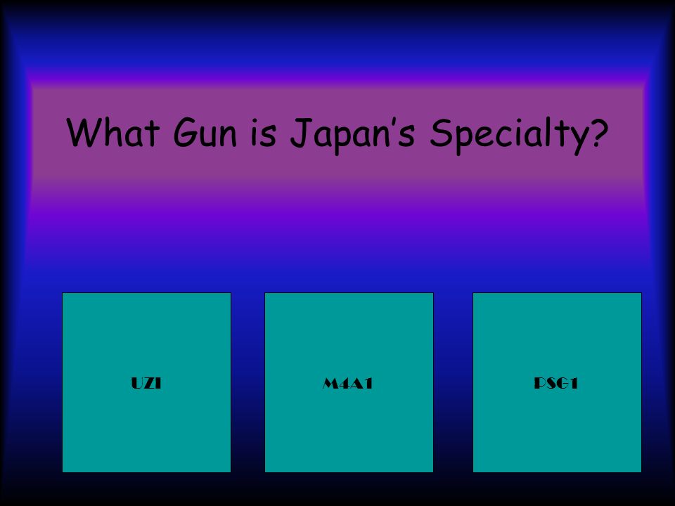 What Gun is Japan’s Specialty M4A1UZIPSG1
