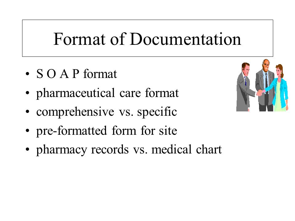 Chart Documentation Format