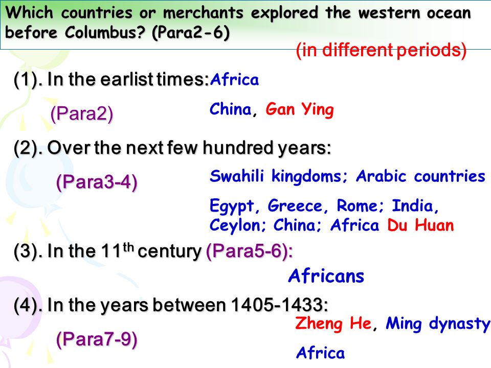 Which countries or merchants explored the western ocean before Columbus.