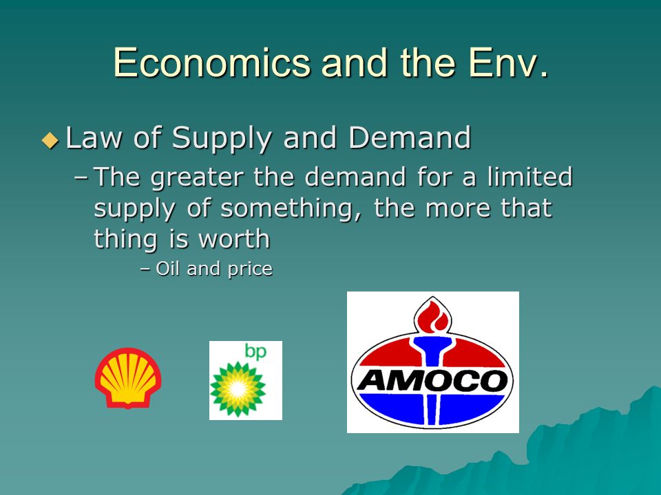 Economics and the Env.