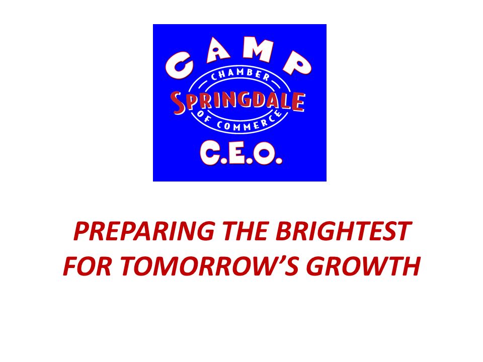 PREPARING THE BRIGHTEST FOR TOMORROW’S GROWTH