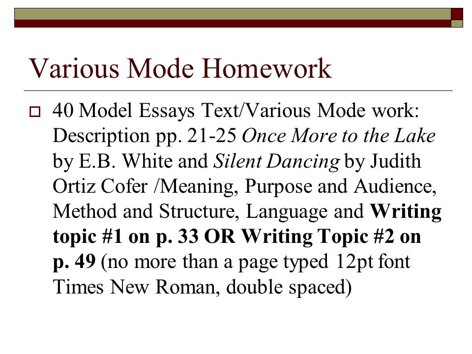 Plan Of Attack Psat The Basics Why Gives You Practice For The Various Mode Homework Model Essays Textvarious Mode Work Description Pp What Is Thesis In Essay also College Essay Thesis Business Argumentative Essay Topics