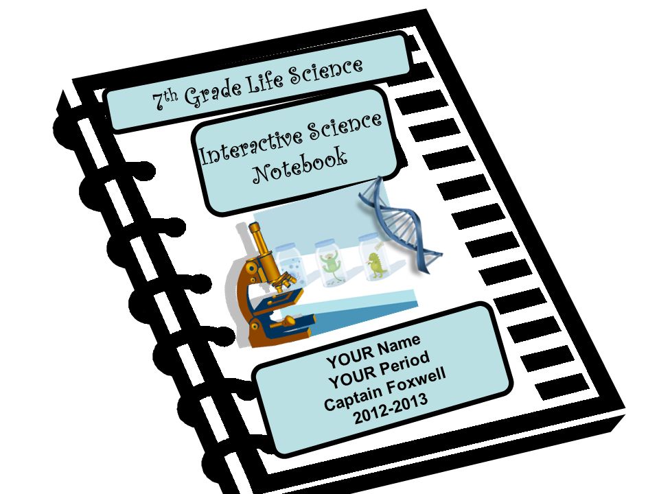 Interactive Science Notebook 7 th Grade Life Science YOUR Name YOUR Period Captain Foxwell