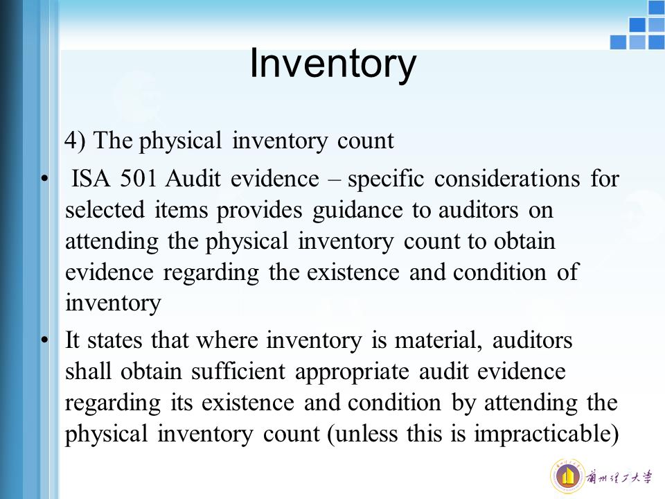 inventory audit objectives inventory frauds cases
