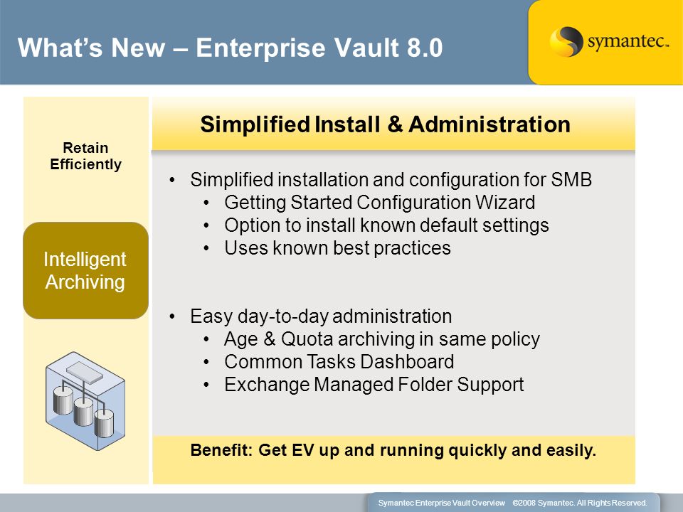 installing enterprise vault client software