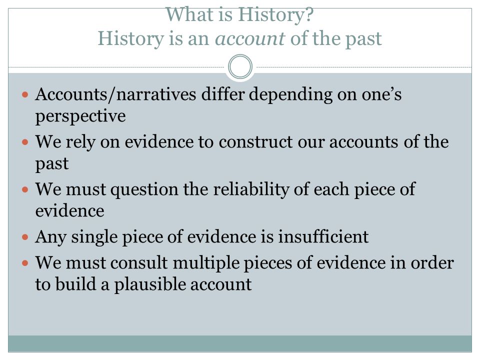 What is History.