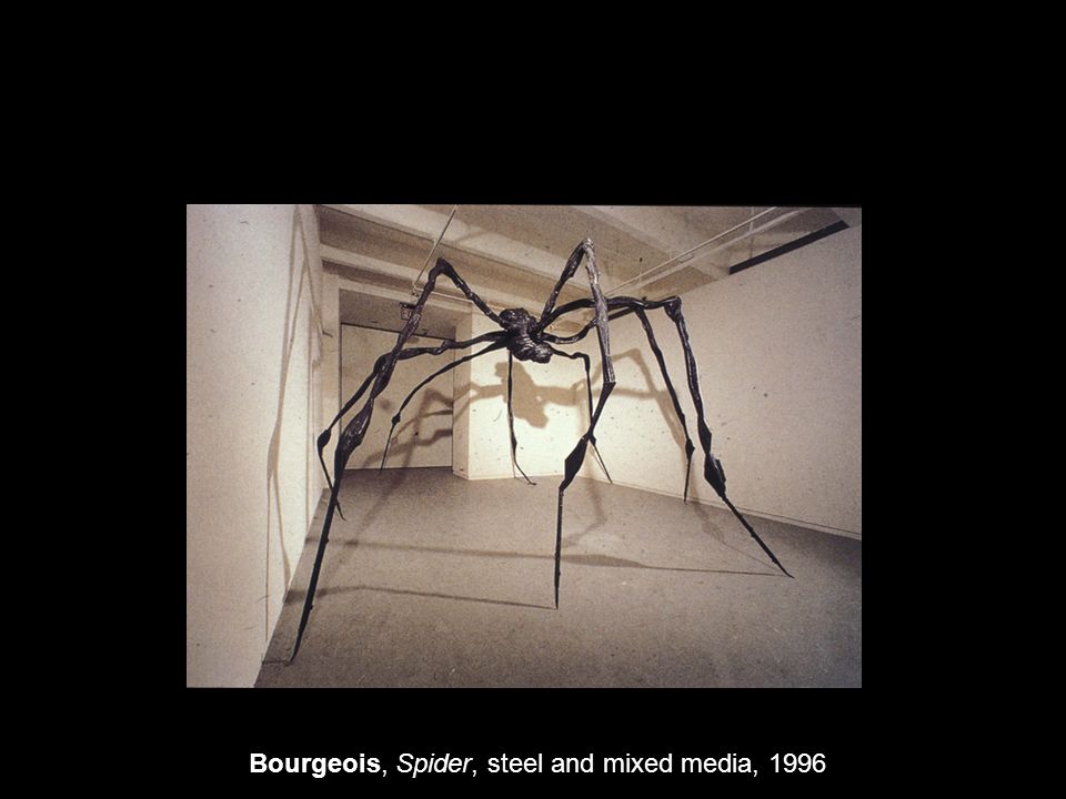 Bourgeois, Spider, steel and mixed media, 1996