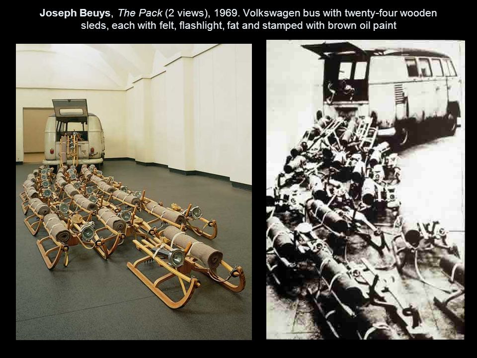 Joseph Beuys, The Pack (2 views), 1969.