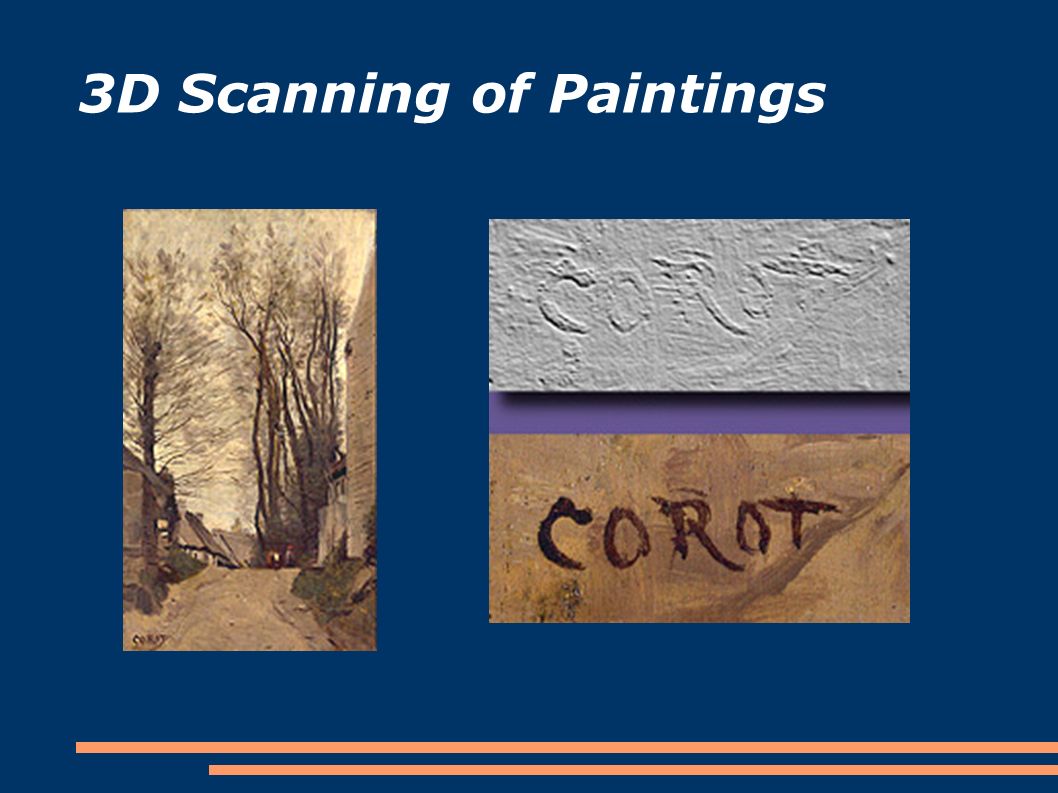 3D Scanning of Paintings