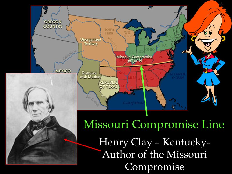 who was the author of the missouri compromise