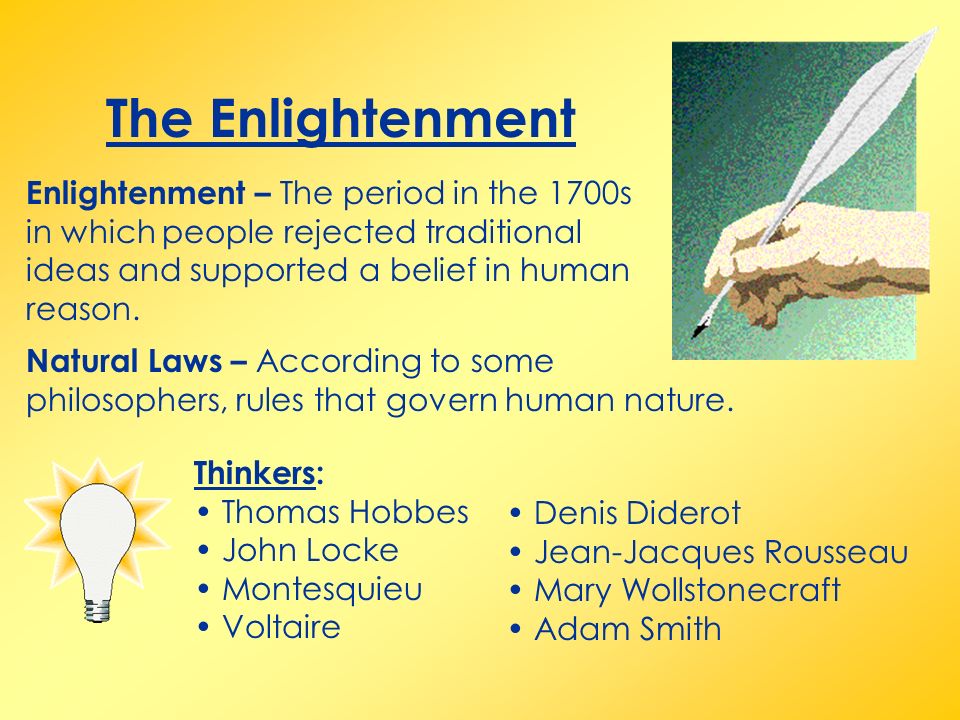 the enlightenment during the