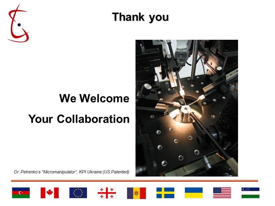 Thank you We Welcome Your Collaboration Dr.
