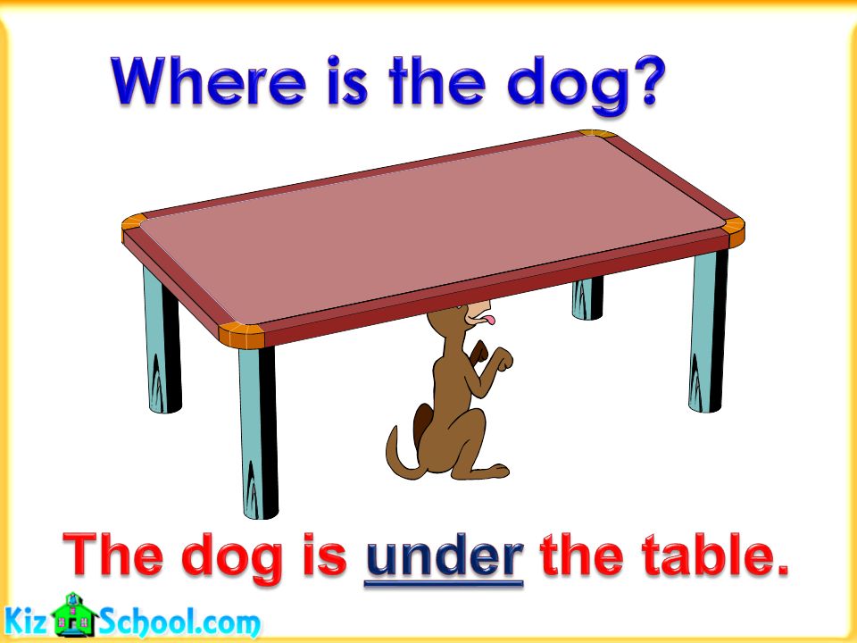 Where is lamp. On the Table английскому языку. The Dog is the Table. Where is the Dog ответ. In on under для детей.