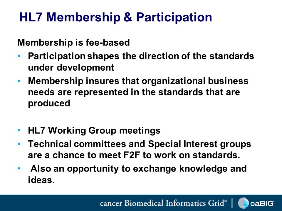 Briefing HL7 Working Group Meeting Update for the VCDE Community