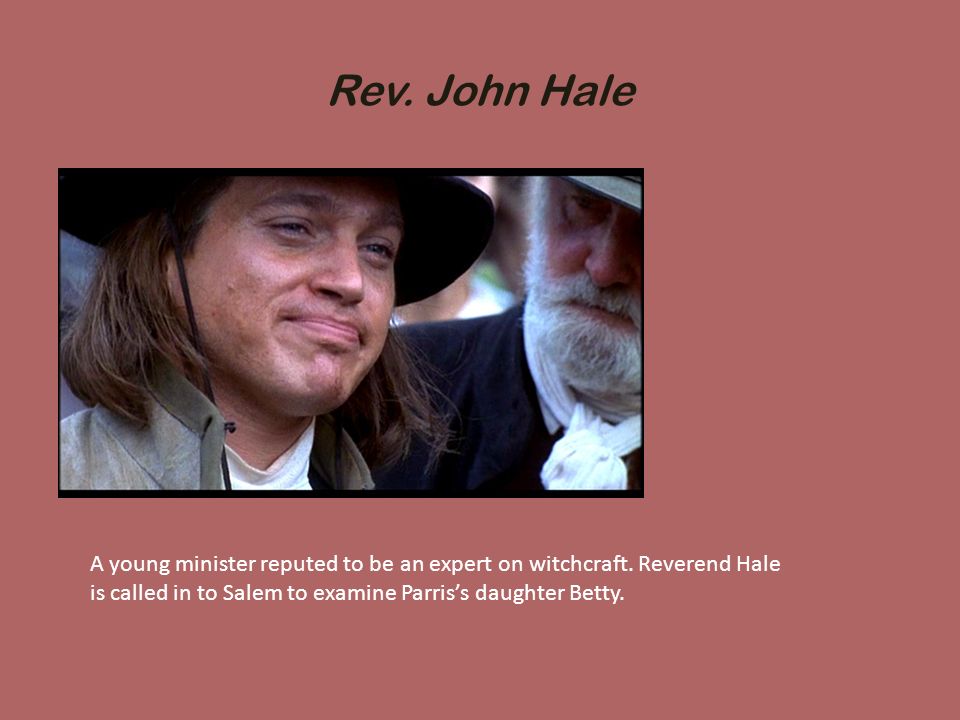 who is rev john hale