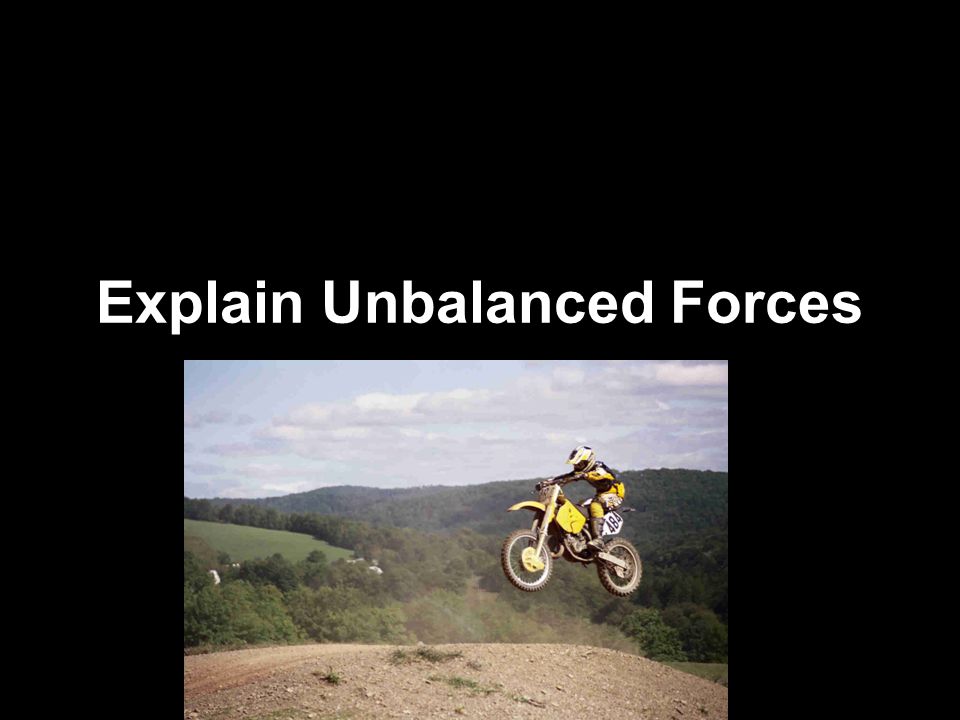 Explain Unbalanced Forces