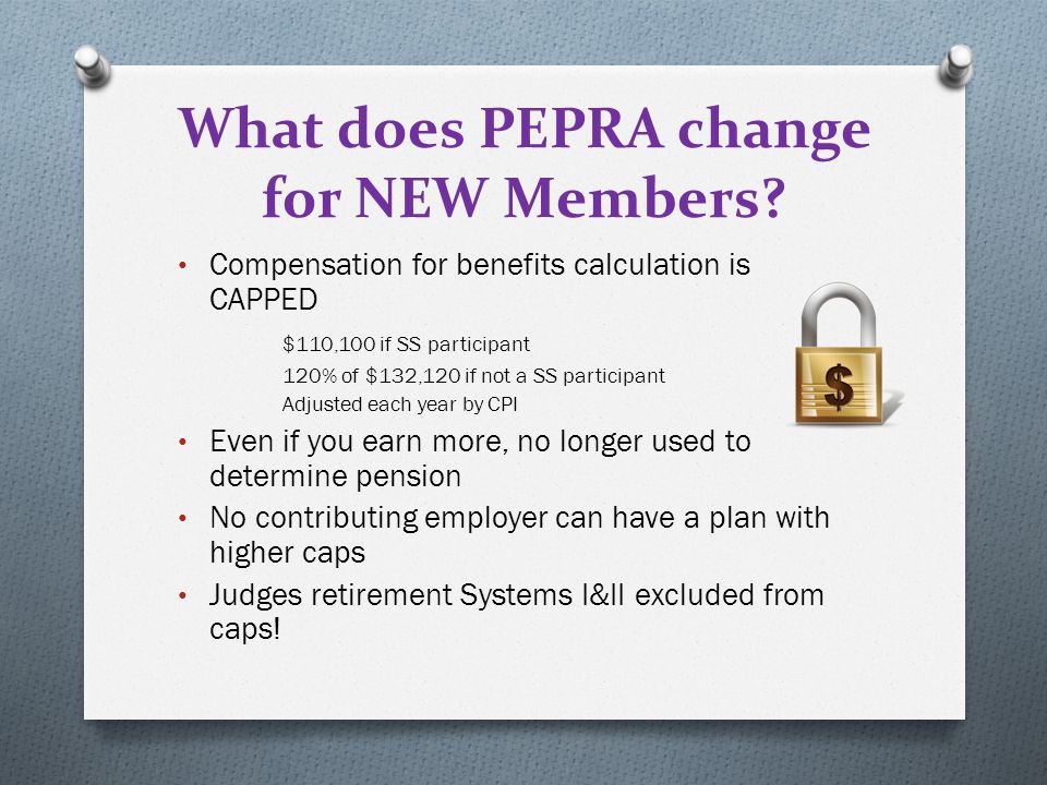 Public Employee Pension Reform Act (AB340) What does this really mean