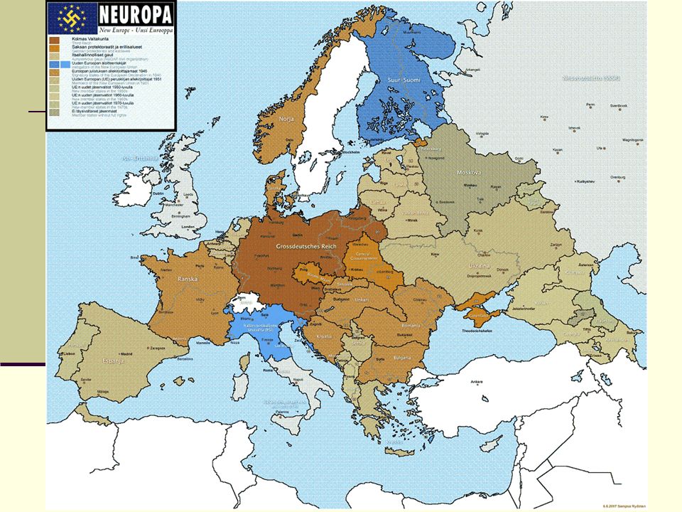 Европа отечеств. Карта Ингрии. Ингрия — Доминион в составе шведской империи.