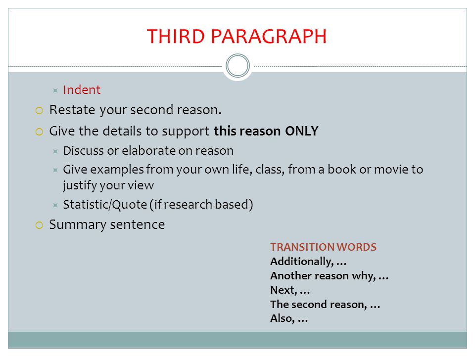 how to write a good first paragraph