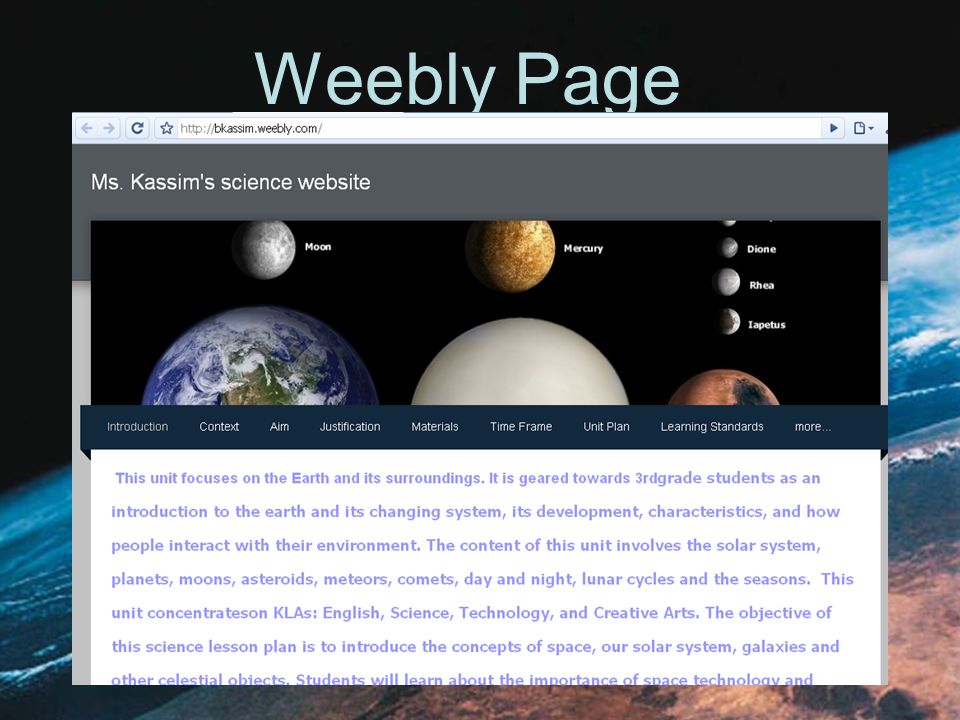 The Solar System Edu 521 By Brenda Kassim Introduction This