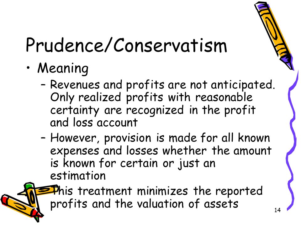 what is prudence in accounting