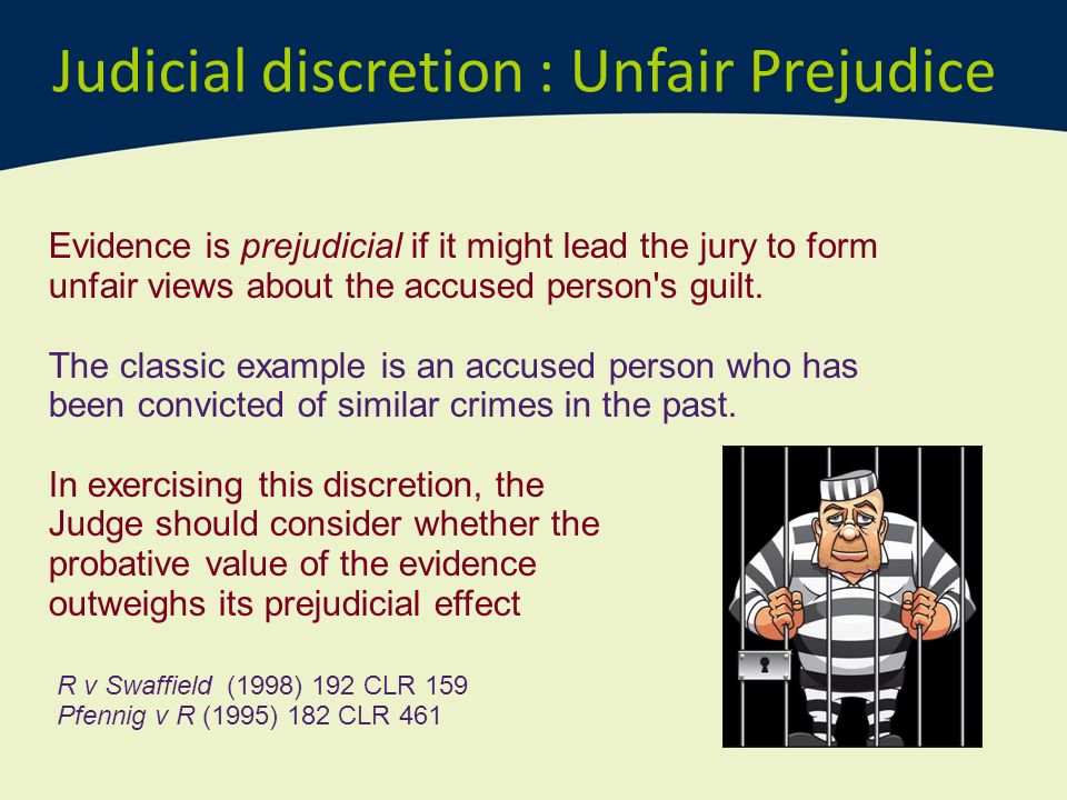 examples of judicial discretion