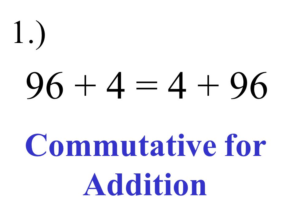 Inverse Property of Multiplication- -a number multiplied by its reciprocal equals 1.