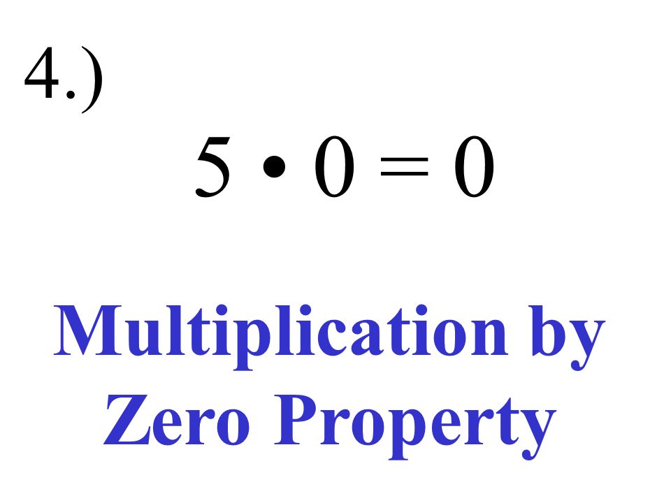 3.) Commutative for Multiplication 7xy = 7yx