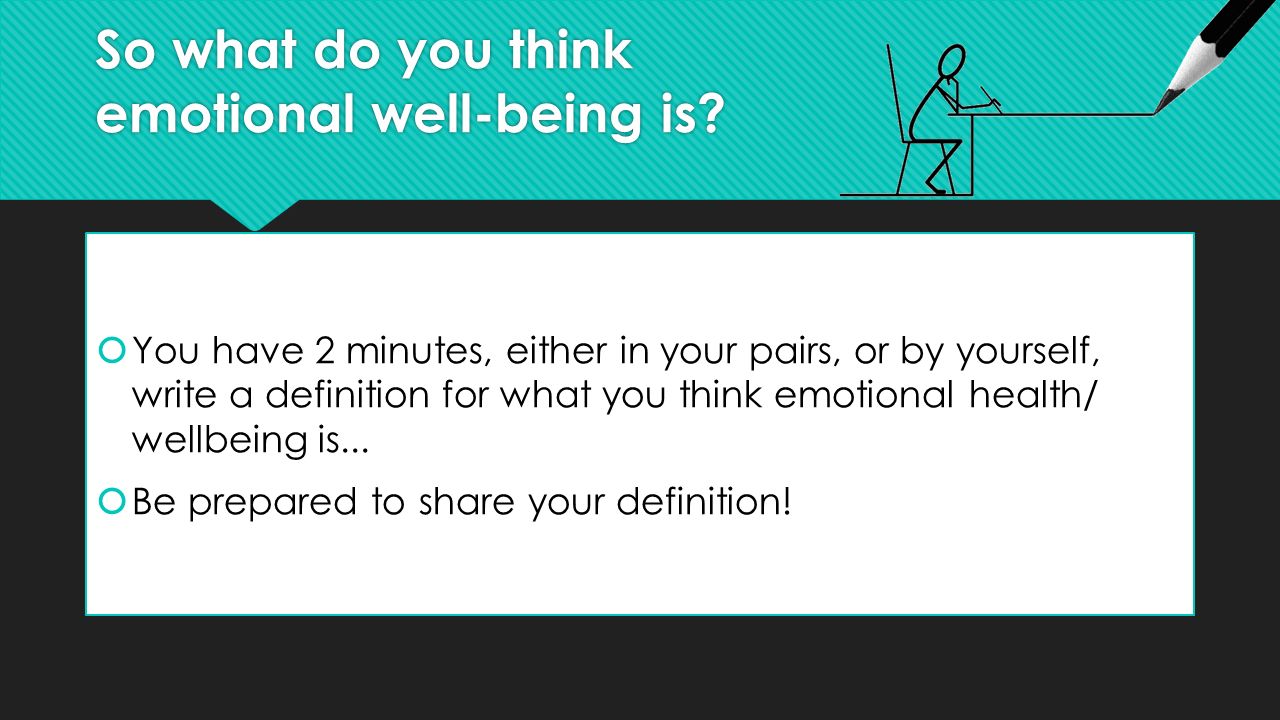 emotional health lesson 1: what is emotional health? careers, well