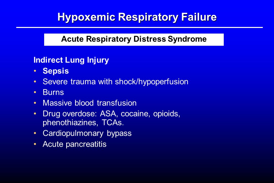 Acute Respiratory Acute Respiratory Failure Failure. - ppt download