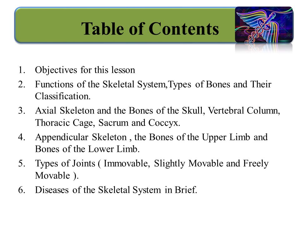 Table of Contents 1. Objectives for this lesson 2.