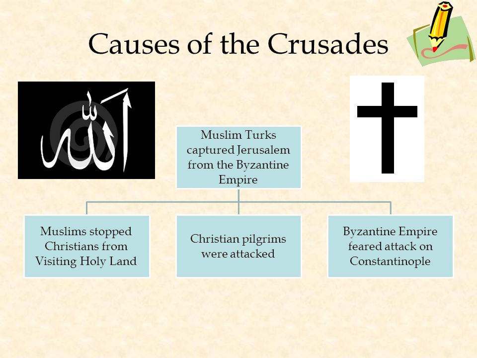 Crusades A long series or Wars between Christians and Muslims They fought over control of Jerusalem which was called the Holy Land because it was the region where Jesus had lived, preached and died