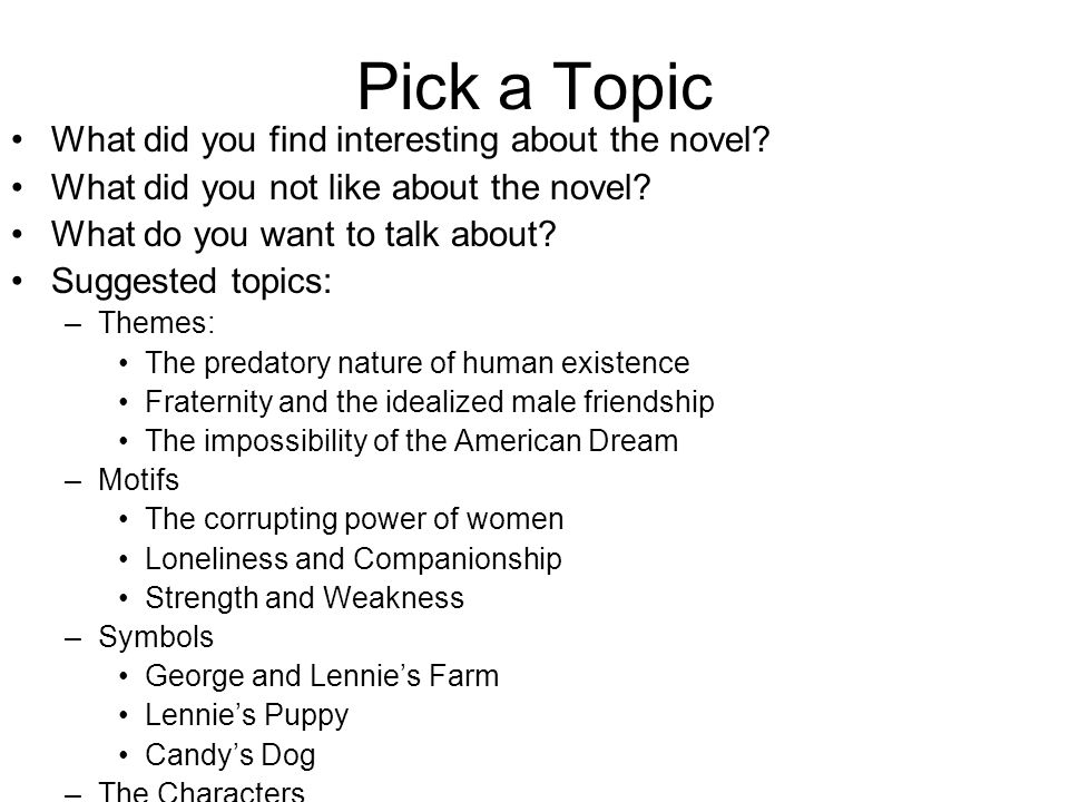 Agenda February 19 Journal Creating a Socratic Seminar for Of Mice and Men  HW: Jigsaw Readings and Questions from the textbook Journal: What did you  like. - ppt download