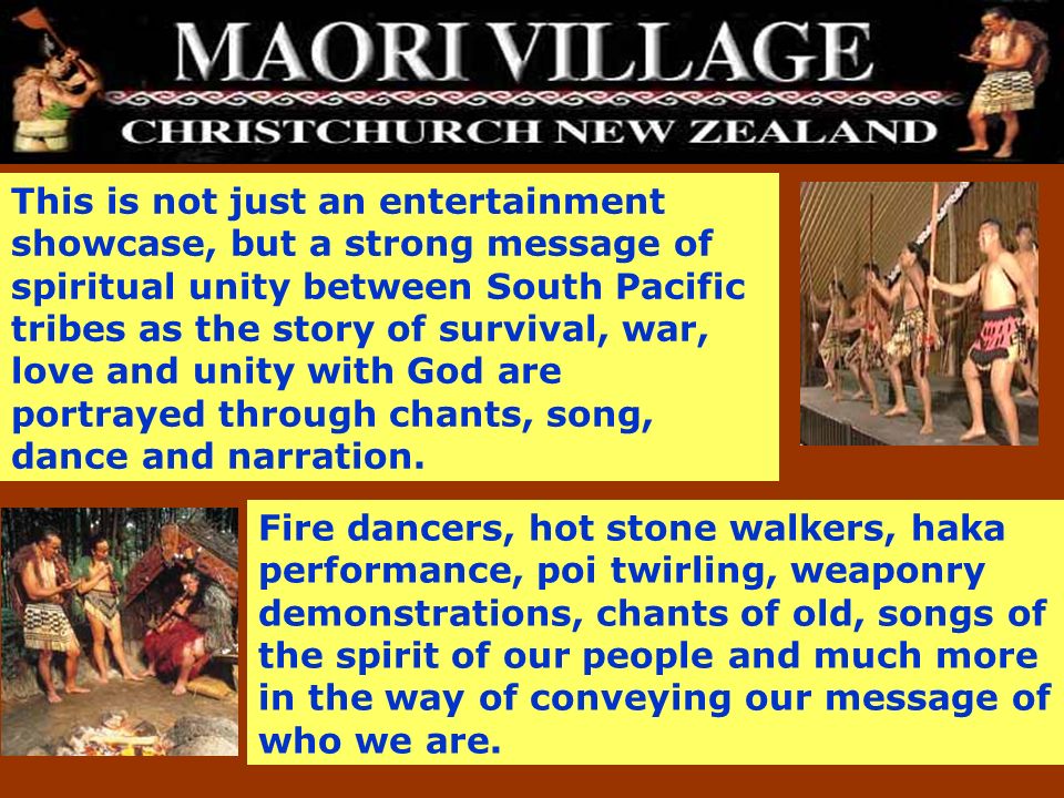 Maori village & Maori culture