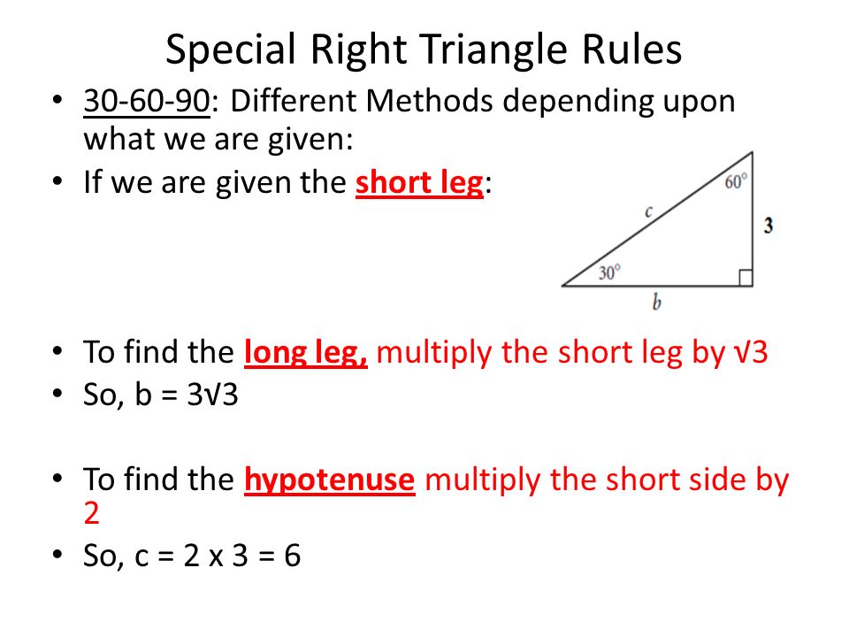 Agenda 2 27 1 Bell Work 2 Ip Check 3 Outcomes 4 Pythagorean Proof 2 From 9 2 Notes 5 Special Right Triangles A B Ppt Download Agenda 2 27 1 Bell Work 2 Ip Check 3 Outcomes 4 Pythagorean Proof 2 From 9 2 Notes 5 Special Right Triangles A B Ppt Download