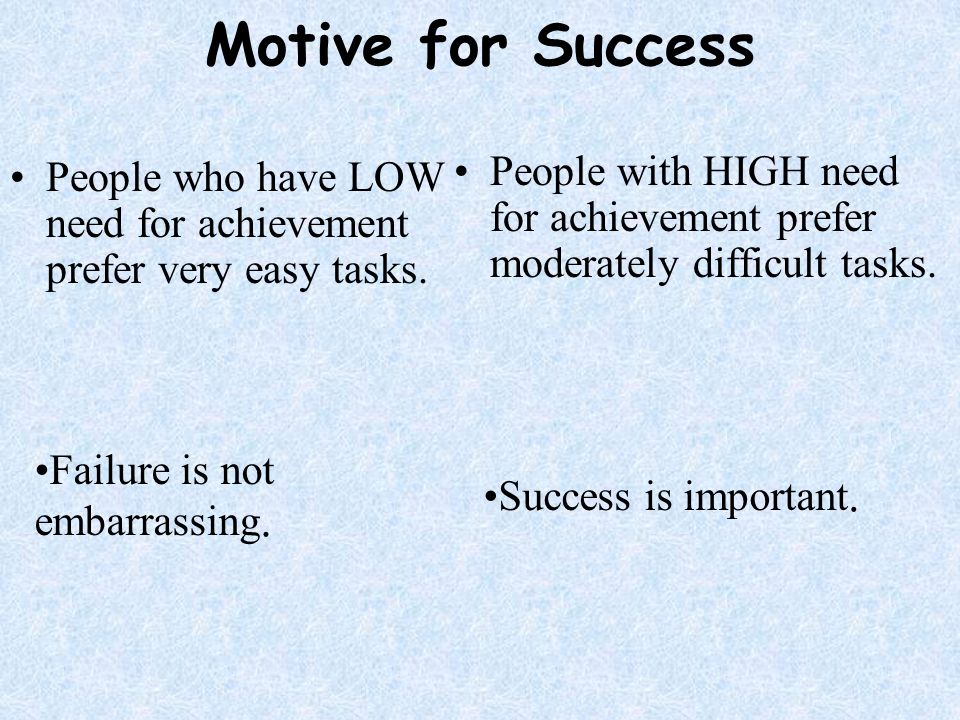 achievement motivation a desire for significant significant accomplishments